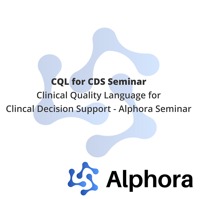 Alphora CQL for CDS Seminar Logo with Course Name